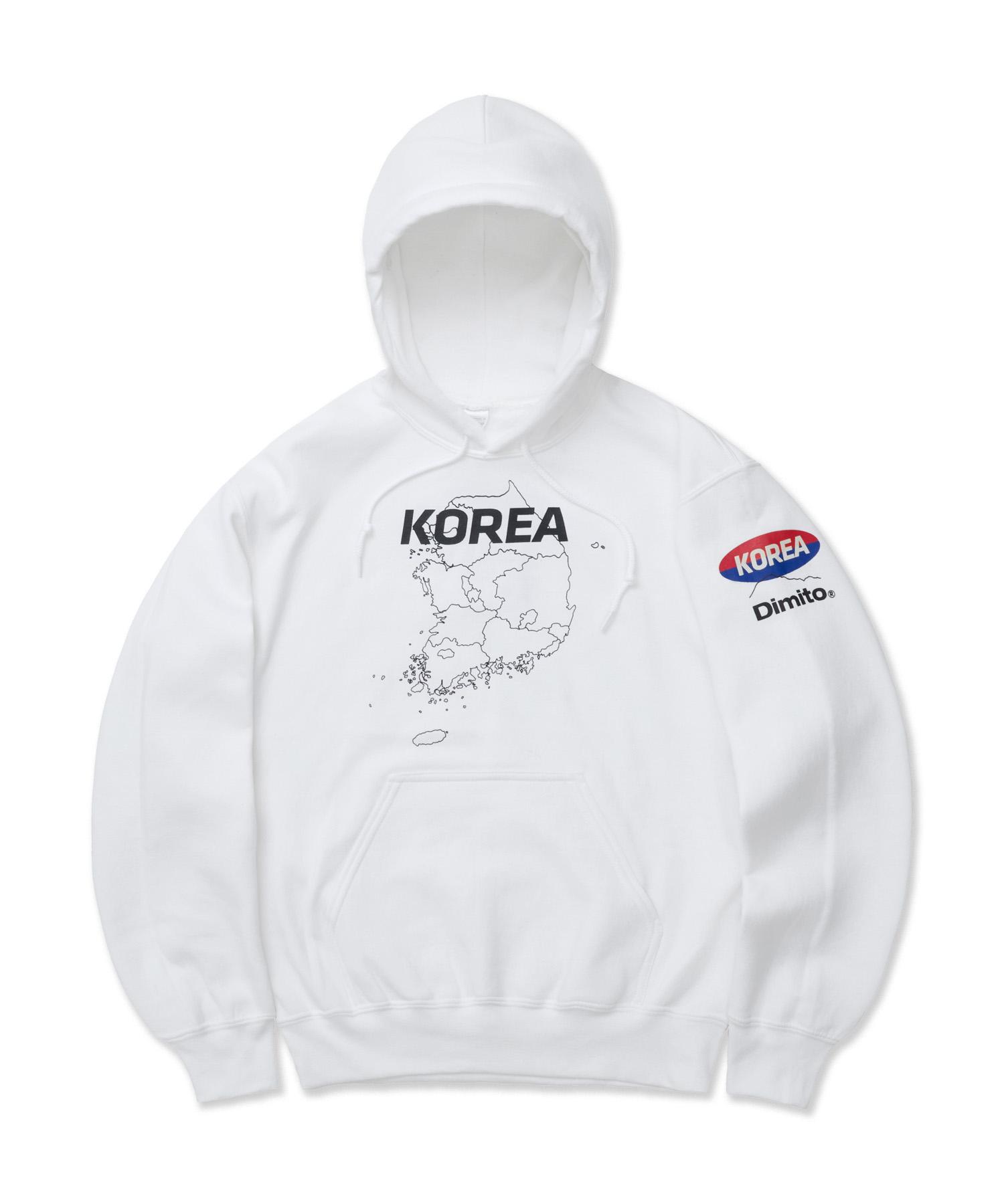 Dimito Team Korea Replica Box Logo Hoodie White M