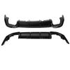 Gloss Black Maxton Style Rear Bumper Diffuser Valance Rugged Durable High Strength For MK8 2021+