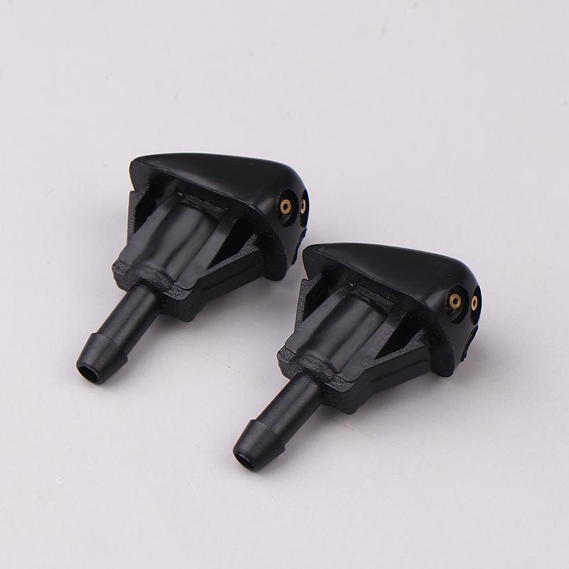 2Pcs 3Holes Car Windshield Wiper Washer Spray Nozzle Universal Car Windshield Washer Nozzles Wiper Water Spray Jet Auto Accessor