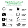 1080P HD Monocular Night Vision Device Infrared 5x Digital Zoom Hunting Telescope Outdoor Day Night Dual Use Full Dark 300m Can Take Photos and Videos