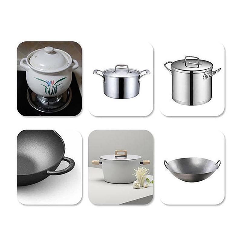 2Pcs Silicone Pan Handle Heat Insulation Covers / Pot Ear Clip Steamer Casserole Handle Holder Non-Slip Kitchen Tool