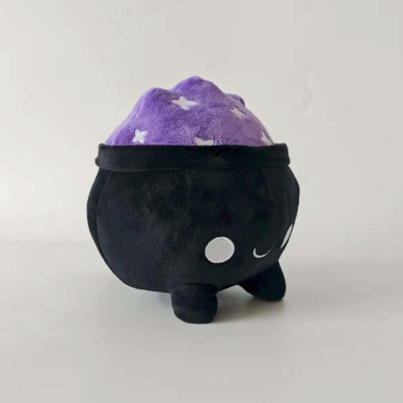Mini Cauldron Plush Toy, Cute Cat Stuffed Animal Doll, Soft and Comfortable Pillow, Ideal Gift