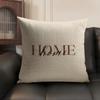 Simplicity Pattern Love Cushion Cover Natural Linen Organic Fabric DoubleSided Printing Sofa Home Decor Gift Pillow Case