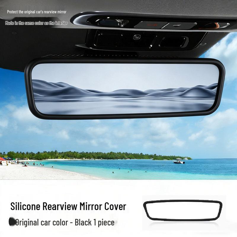XPeng G7 Center Console Screen Protector: Original Car Color Silicone Frame for Interior Decoration