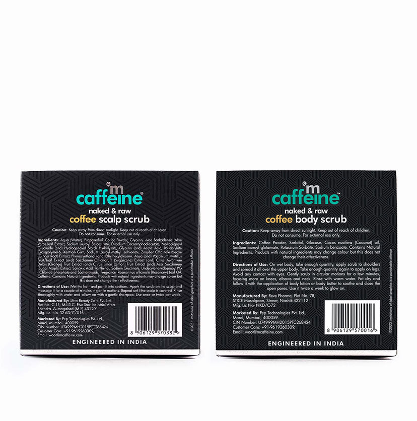 mCaffeine Body & Scalp Exfoliation Kit
