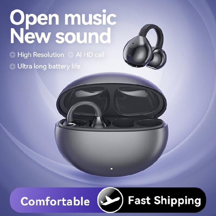 M91 Ear Clip Earbuds Wireless Earphones Open Ear Earbuds BLE5.49 Touch Control Earpieces IPX5 for Sports Running