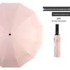 Dual-Use Anti-UV Large Folding Umbrella for Rain and Shine