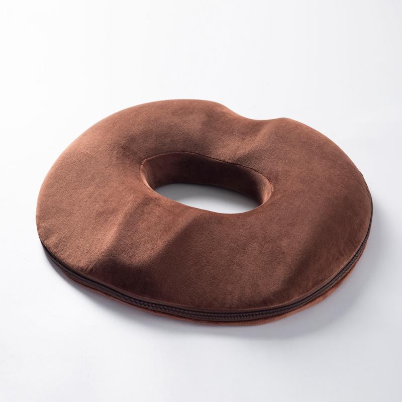 Ergonomic Hemorrhoid Relief Cushion: Breathable, Hollow Design for Pregnancy & Postpartum Comfort