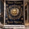 Weltraum Kosmisch (144) Thema Individueller Wandteppich Personalisierter Benutzerdefinierter Name Text Wandbehang Teppich Heimdekoration Hintergrundtuch