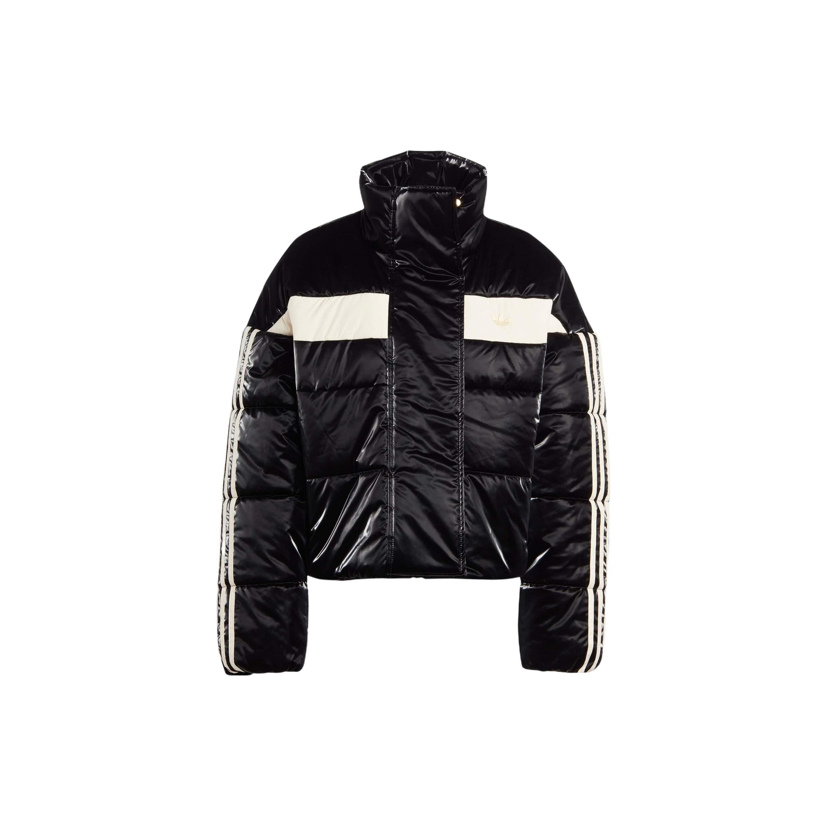(WMNS) adidas Ski Chic Puffer Jacket Asia Sizing  Black White  Women s IA3919 M
