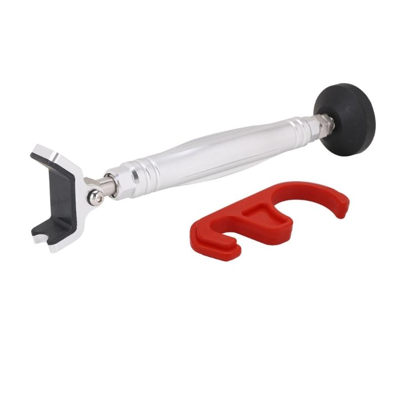 Motorcycle Stand Lift Stand with Brake Buckle for Most Motorcycle Wheel Lift Stand Chain Cleaning Maintenance Tool