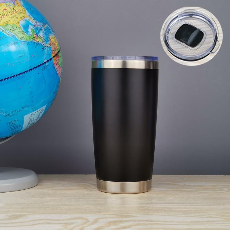 Custom Wholesale Checked Pattern Design Vacuum Insulated 20oz Gift Tumbler With Straw Lid 20oz.