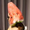 [DOKiDOKi] Watermelon Hat Cosplay [Cute] Transformation Headgear Kigurumi Headwear Fluffy Cute Halloween Fruit Watermelon Suika