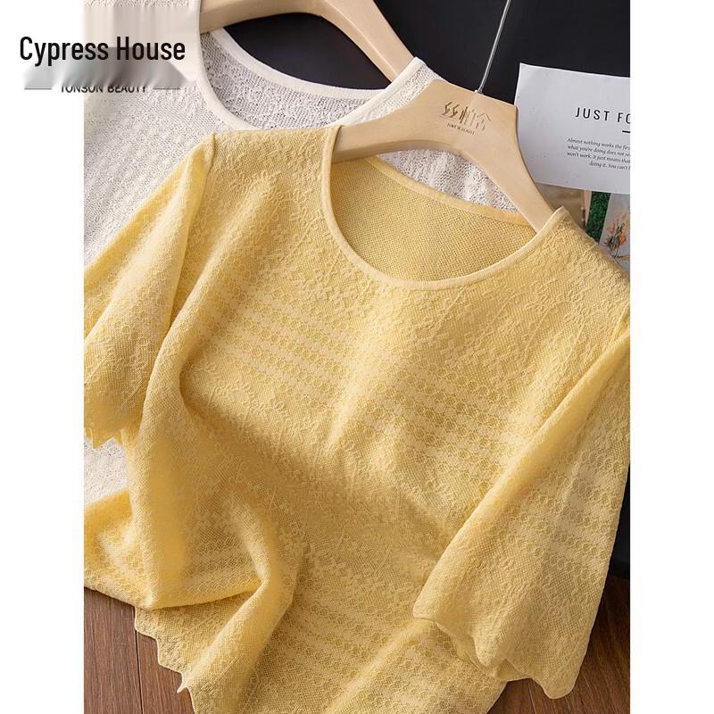 Women s Wool Blend Striped Knit Top L
