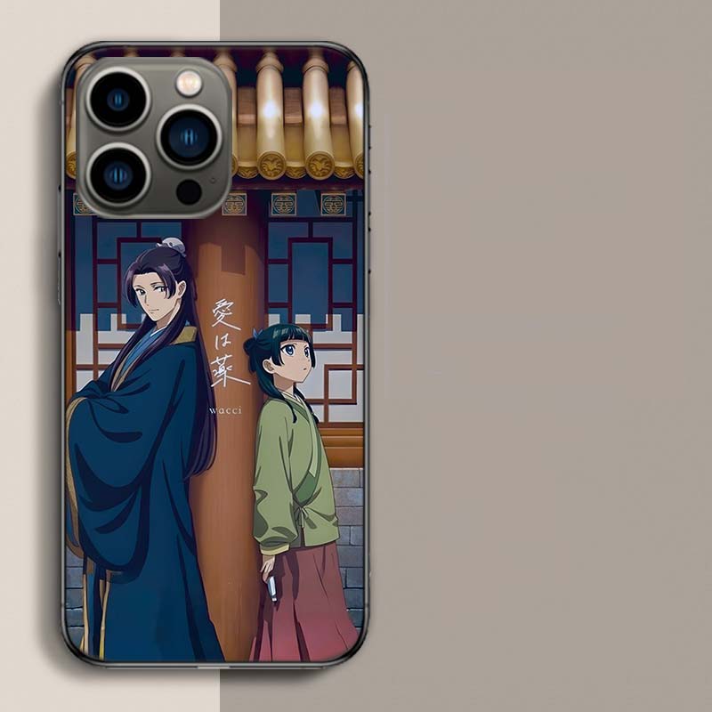 

The Apothecary Diaries Phone Case For Apple Iphone 16E 16 17 Pro Max Air 15 Pro 14 Plus 12 13 Mini Cover Cute Fundas Sil iPhone 15 Pro