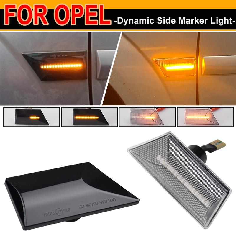 Sequential LED Side Marker Turn Signal Light For Opel Vectra C 2002-2008 For Opel Signum 2003-2008 Dynamic Blinker Indicator