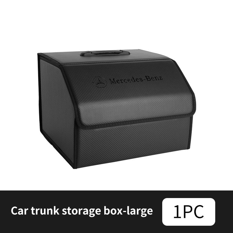 Car Storage Box Multifunctional Leather Organizer Bag Auto Interior Accessories For Benz AMG VIANO GLB GLC W108 W124 W126 W169