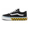 Vans Active Low Top Kids Skate Shoes Kids Sneakers Black White VN0A38J92B3