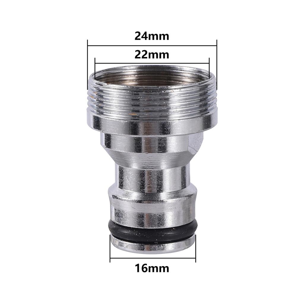 1/2" 3/4" Male/Female Thread Adapter Water Tap Washing Machine Nipple Quick Connector Garden Yard Faucet Converter Accessories