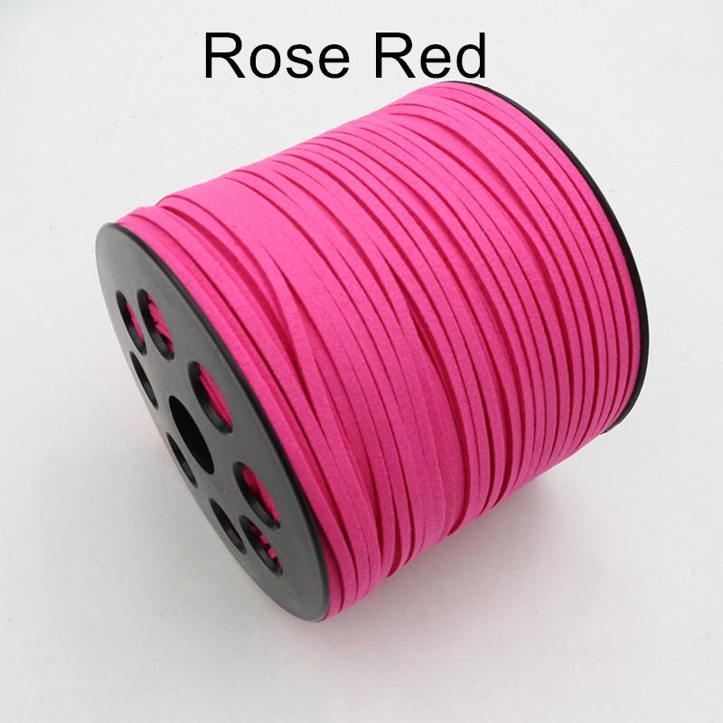 10m/lot 2.5mm Flat Faux Suede Braided Cord Korean Velvet Leather Thread String Rope For DIY Necklace Jewelry Making Supplies