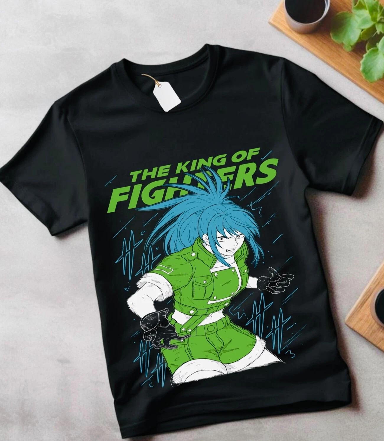 Унисекс хлопковая футболка Chun shirt Street Fighter vs King Of Fighters Snk Аниме Подарок 3XL