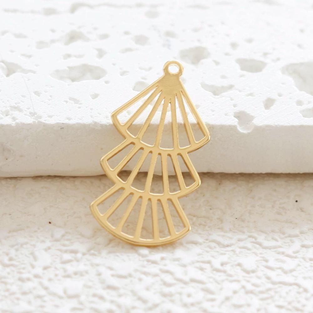 Top Loop DIY Jewelry Charms Geometric Shape Hanging Connector DIY Jewelry Kit Bracelet Making
