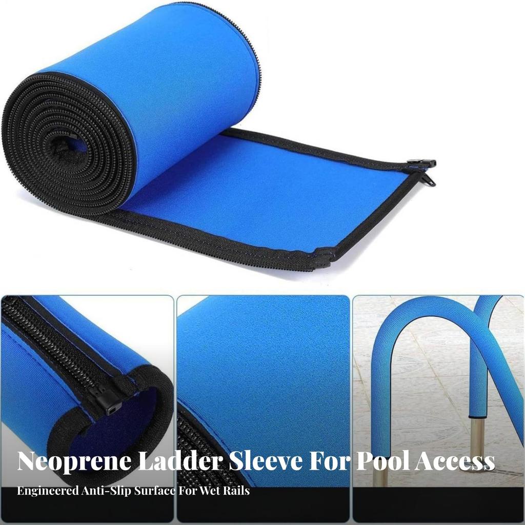 Neoprene Pool Handrail Cover Soft with Zipper Easy To
