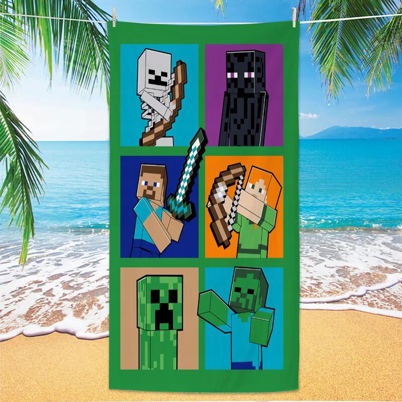 

Minecraft Double-Sided Velvet Absorbent Towel Set