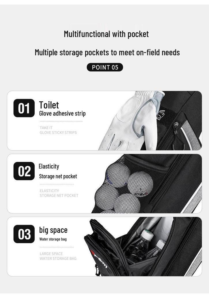 PGM Lightweight Stand Golf Bag for Men & Women