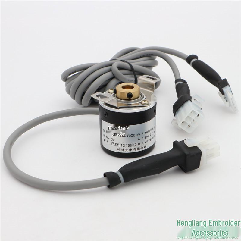 Embroidery Machine Parts: 1000-Line Photoelectric Encoder with 2.5m Copper Core Wire
