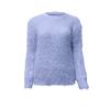 Women's Winter Mohair Candy Color Long Sleeves O-Neck Knit Top Sweater
