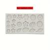 1pc Creative Retro Vintage Plant And Flower Patterns Silicone Mold Clay Soap Handmade Decorative Tools