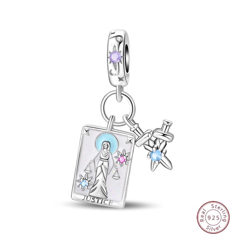 copper Charm Bead Charms Bead Charms Pendants Sun Moon Stars Magic Tarot Compatible With Authentic Bracelets Women Fine Jewellery Gift