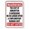Warning Sign Metal Wall Panel for Garage Studio Cladding