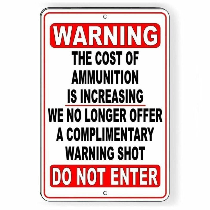 Warning Sign Metal Wall Panel for Garage Studio Cladding