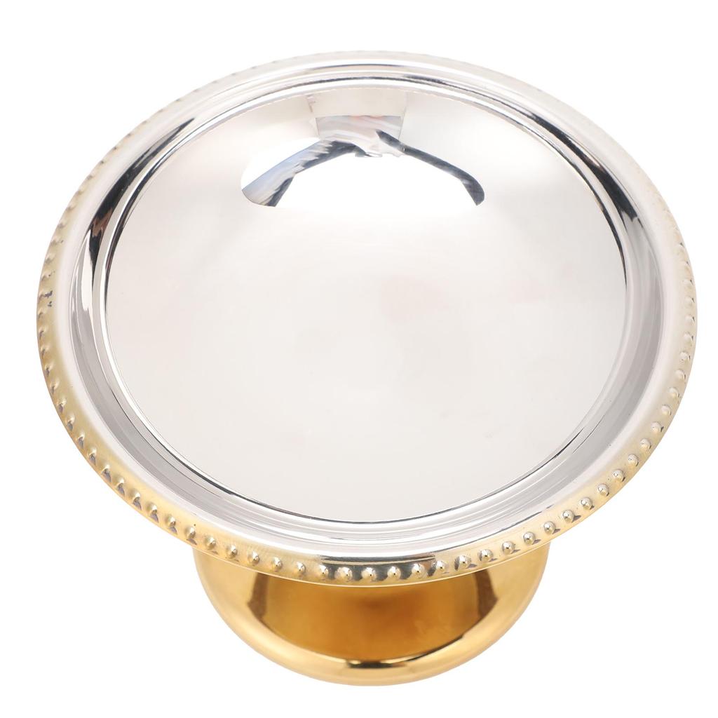 Stainless Steel Dessert Bowl Metal Ice Cream Cup Footed Serving Dish for Salad Fruit Pudding Snack Yogurt Party Gold