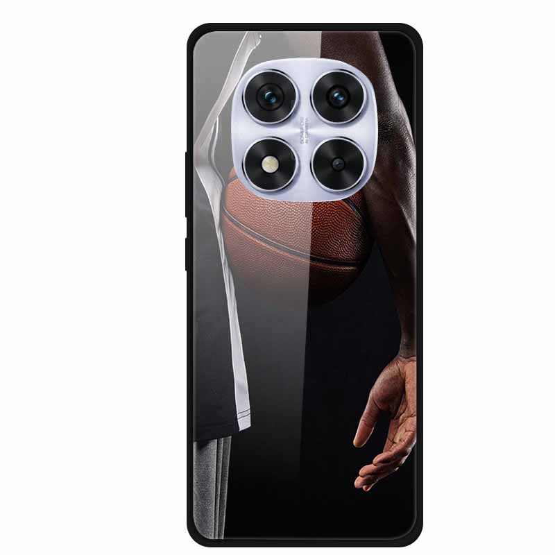 Tempered Glass Case For Redmi Note 14 Pro Coque 14Pro Flowers Phone Cases For Xiaomi Redmi Note14 Pro Hard Back Cover Case Funda