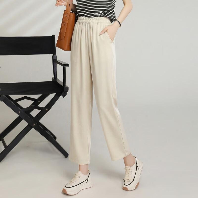 LangSha Women's Summer Cropped Pants