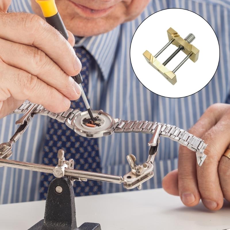 Watches Repair Accessory Tool Brass Watch Movement Holder for Watchmaker Business Use Multifunction Fixed Base Universal