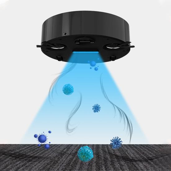 Mini-Reiniger-Kehrroboter, super Saugkraft, geräuscharm, Ein-Tasten-Start, wiederaufladbarer Staubsauger, fegt, wischen, intelligenter Roboter