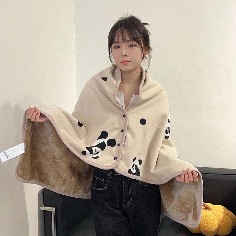 

Многофункциональная теплая шаль и детское одеяло из арктического бархата 100x140cm (approx. 580g)