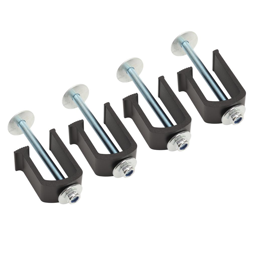 4 Sets Truck Tool Box Clamp Rust Proof Aluminum   Durability Tie Down Clamp for Vehicles