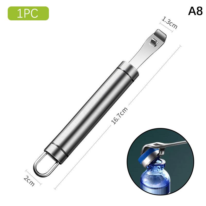 1/3pcs Portable Stainless Steel Oral Liquid Bottle Opener Nurse Tool Ampule Bottle Opener For Medicine & Beer Bottles