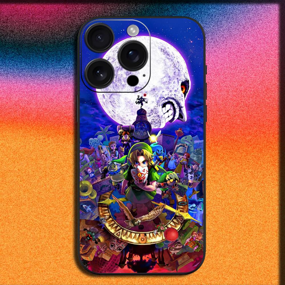 

Game The Legend of Z-Zelda Phone Case For iPhone 16,15,14,13,12,11,Pro,XS,Max,XR,Plus,SE,Mini Soft Black Cover iPhone13PROMAX