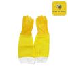 Schafsleder Imkerhandschuhe mit Stichschutz, Gelbes langes Mesh-Design