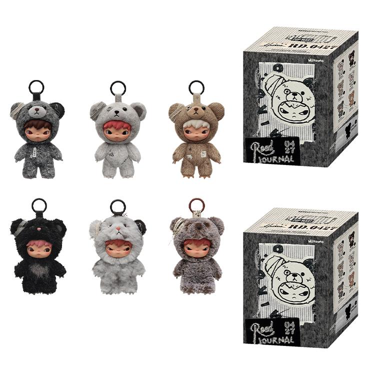 POP MART Hirono Highway Log Hirono Mystery Boxes Single Mystery Box/Full Box 6 Pcs PPMT-2512-0027