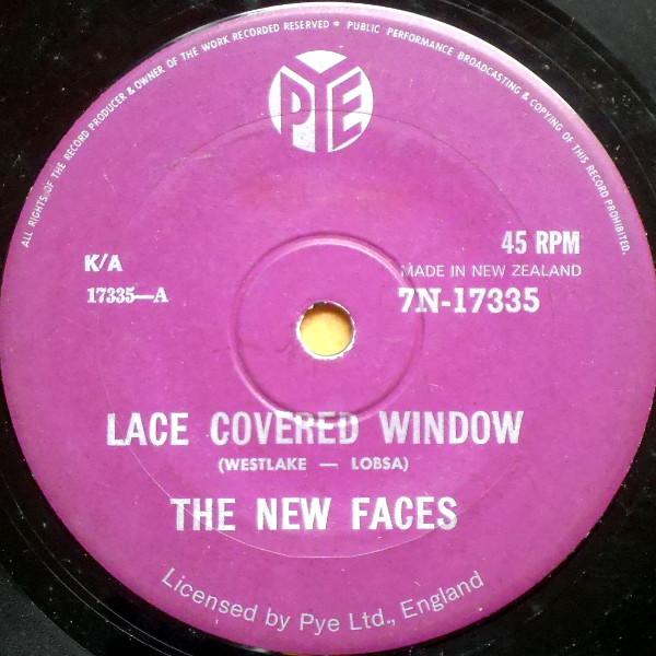 

7-дюймовая пластинка NEW FACES Кружевное Окно 7N17335 Pye Records 1967 Новая Зеландия КантриФолк Б/у