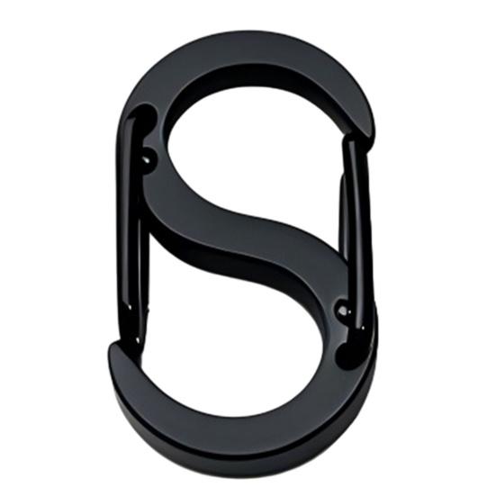 Nerezová přezka na náhrdelník Hák ve tvaru S Klipový konektor Řetízek na náramek DIY Klíčenka Šperky Kovová dvojitá karabina