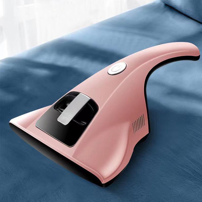UV Bed & Sofa Wireless Mite Remover: Portable 220V Vacuum Cleaner for Effective Mite and Insect Removal. розовый