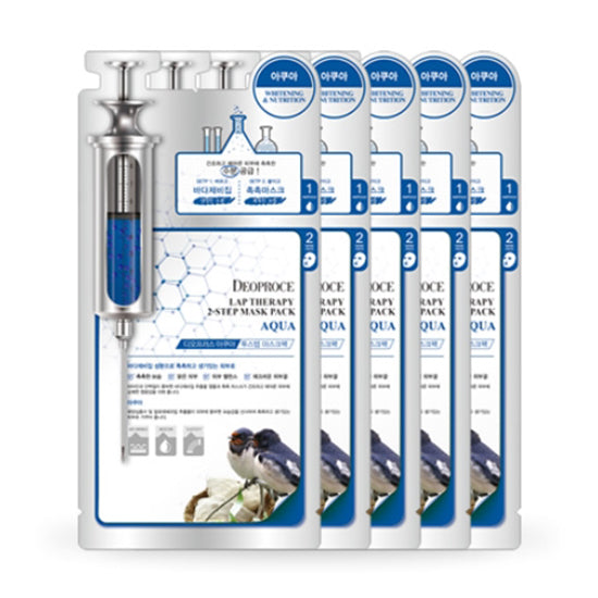 

Deoproce Lab Therapy 2 Step Mask Pack Ласточкино гнездо Аква 25 мл * 5 шт./10 шт./15 шт./20 шт. 5ea